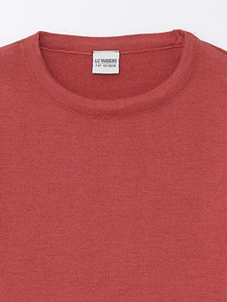 Bisiklet Yaka Uzun Kollu K?z ?ocuk Triko Kazak - Waikiki фото 3