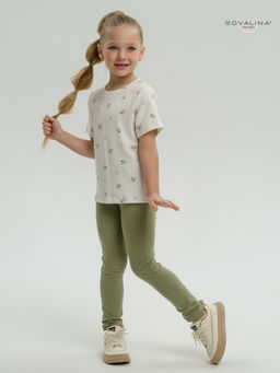 Костюм Мулан бордовые тюльпанчики-оливка - Sovalina фото 17