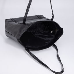 Сумка-шопер на молнии, цвет чёрный - Simaland фото 5