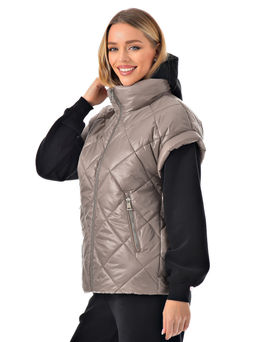 Жилет утепленный стеганый без капюшона