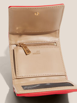 Женское портмоне LOVE MOSCHINO SLG EMBOSSED Q Артикул 4561403, рубиновый