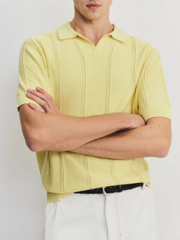 Джемпер поло фактурной вязки ZR2605043306-133 / Zarina