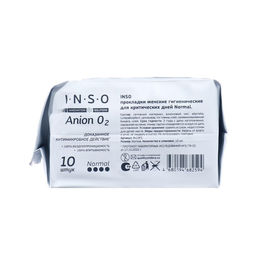 Цена за 2 шт. Прокладки Inso Anion O2 Normal, 10 шт/упаковка