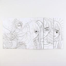 Цена за 3 шт. Раскраска-антистресс «Мир Аниме»