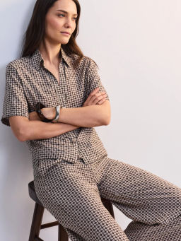 Блуза из вискозы с коротким рукавом ZR2605012011-236 / Zarina