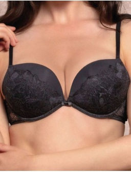 Бюст Super Balconcino in pizzo Super Push up DOUBLE - nero - Lormar фото 2
