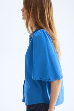 Blusa en mezcla de algod?n - H&m фото 5