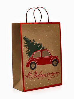 Набор подарочных пакетов «Подарок», 3 шт., 26×30×9 см, 31×40×11.5 см, 18×23×10 см