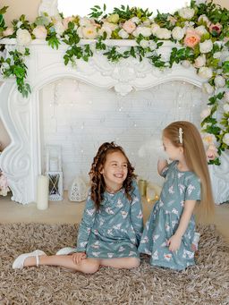 Платье Лето зайки полынь - Sovalina фото 3