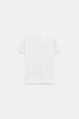 SHORT SLEEVE INTERLOCK T-SHIRT - Zara фото 79