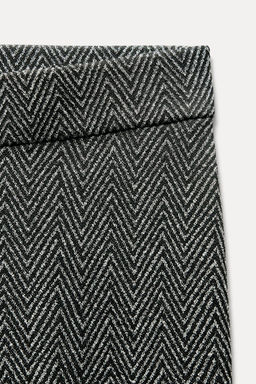HERRINGBONE FLARE LEGGINGS - Zara фото 4