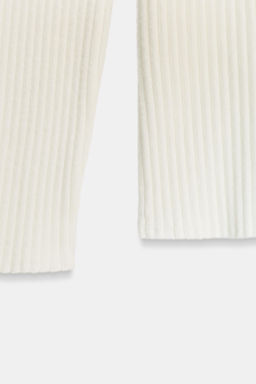 SOFT RIBBED ASYMMETRIC TOP - Zara фото 7