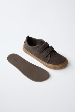 SPLIT SUEDE BAREFOOT TRAINERS