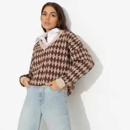 Свитшот свободного кроя, Весьма изящна (caramel) - Charutti фото 2