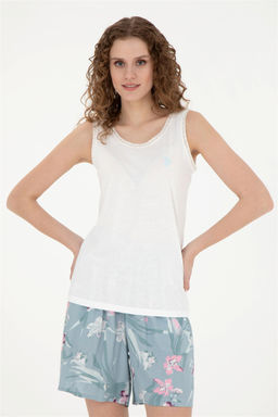 Женский белый пижамный комплект Неожиданная скидка в корзине - U.s. polo assn фото 3