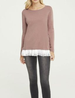 Пуловер 2 в 1, пудра - Heine фото 3