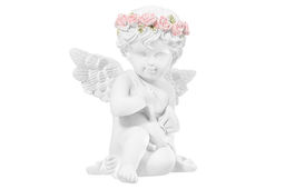 Статуэтка 9*7*10,5 см "Ангелочек с бантом"