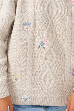 Джемпер 2918 анютины глазки