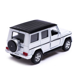 Машина металлическая MERCEDES-BENZ G63 AMG, 1:32, открываются двери, инерция, цвет белый - АвтоГрад фото 6