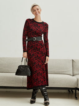 Платье женское ZZ-03002 black/bordo - Eleganzza фото 6