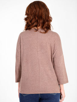 Кофта женская нарядная большие размеры - Almond фото 3