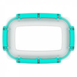 Контейнер для продуктов 0,38л, 14,2х10?х7см, с клипсами, уплотнитель, полипропилен, подходит для СВЧ (Россия) - Домашняя мода фото 5