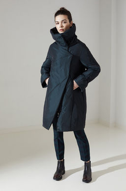 Пальто женское арт. 218W, темно-зеленый