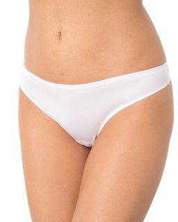 Трусы-стринги из гладкого смесового текстиля