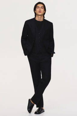Chaleco de traje en lino Slim Fit - H&m фото 8