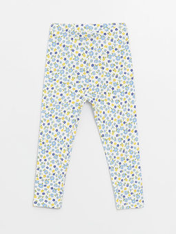 Beli Lastikli Bask?l? K?z Bebek Tayt 2li