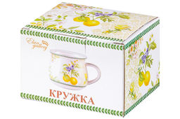 Кружка 250 мл 11*8,5*7 см Лимоны, бочонок, NEW BONE CHINA - Elan gallery фото 8