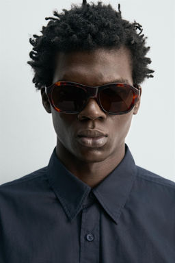 CAMISA VOILE ALGOD?N / Marino oscuro - Zara фото 6