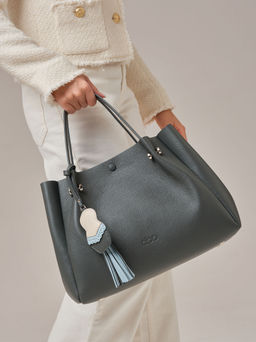 Кожаная сумка Vasilisa DBR 31210 мышиный  фото 6