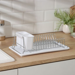 Сушилка для посуды с поддоном Доляна, 38.5×21.5×12.5 см, МИКС