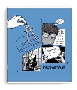 Цена за 2 шт. Тетрадь предметная арт. 63420/ 16 "АНИМЕ" ГЕОМЕТРИЯ