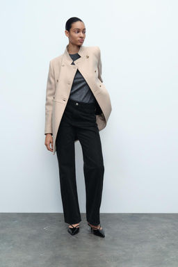 WOOL BLEND DOUBLE-BREASTED COAT - Zara фото 24