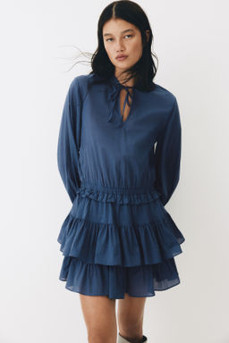 Vestido de algod?n con volantes - H&m фото 6