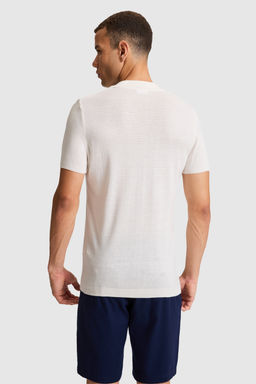 Erkek Krem Polo Yaka Triko TiЕГrt - U.s. polo assn фото 5