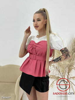 Женская блузка с коротким рукавом - Bruno фото 12