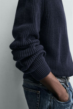 REGULAR FIT COTTON JUMPER - Zara фото 6
