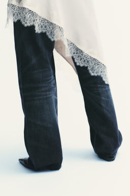 LACE SATIN DRESS - Zara фото 7