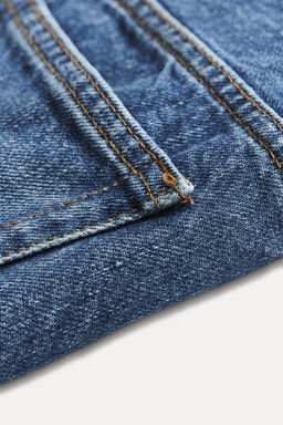 ZW COLLECTION STRAIGHT-LEG MID-RISE JEANS - Zara фото 8