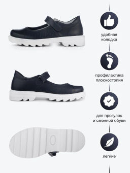 TS-322(24) Туфли цвет темно-синий - Bottilini фото 8