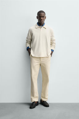 POLO REGULAR FIT / Blanco roto