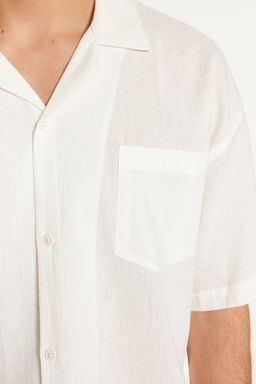 TRENDYOL MAN Yesil Oversize Fit Yazl?k Pamuklu Gomlek TMNSS23GO00080 - Trendyolmilla фото 3