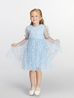 Bisiklet Yaka K?z ?ocuk T?t? Elbise