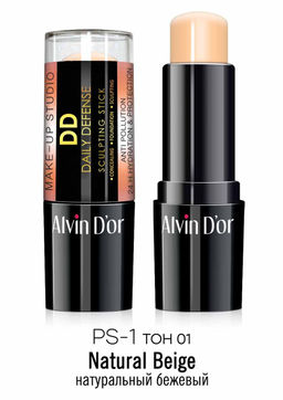 Alvin Dor PS-1 Корректор-стик DD 3х1daily defence тон 01 натуральный бежевый 9гр