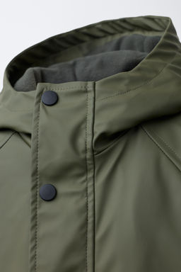 WATER-REPELLENT RUBBERISED PARKA - Zara фото 5
