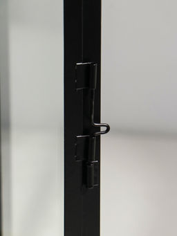 Подсвечник металлический «Фонарь лофт», чёрный, набор 2 шт. свеча 14×14 см, 20×20 см; 15×15×43 см, 21×21×60 см