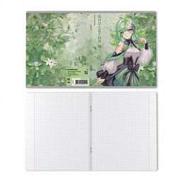 Цена за 5 шт. Тетрадь общая ученическая ErichKrause Manga, Биология, 48 листов, клетка, твин-лак  фото 2